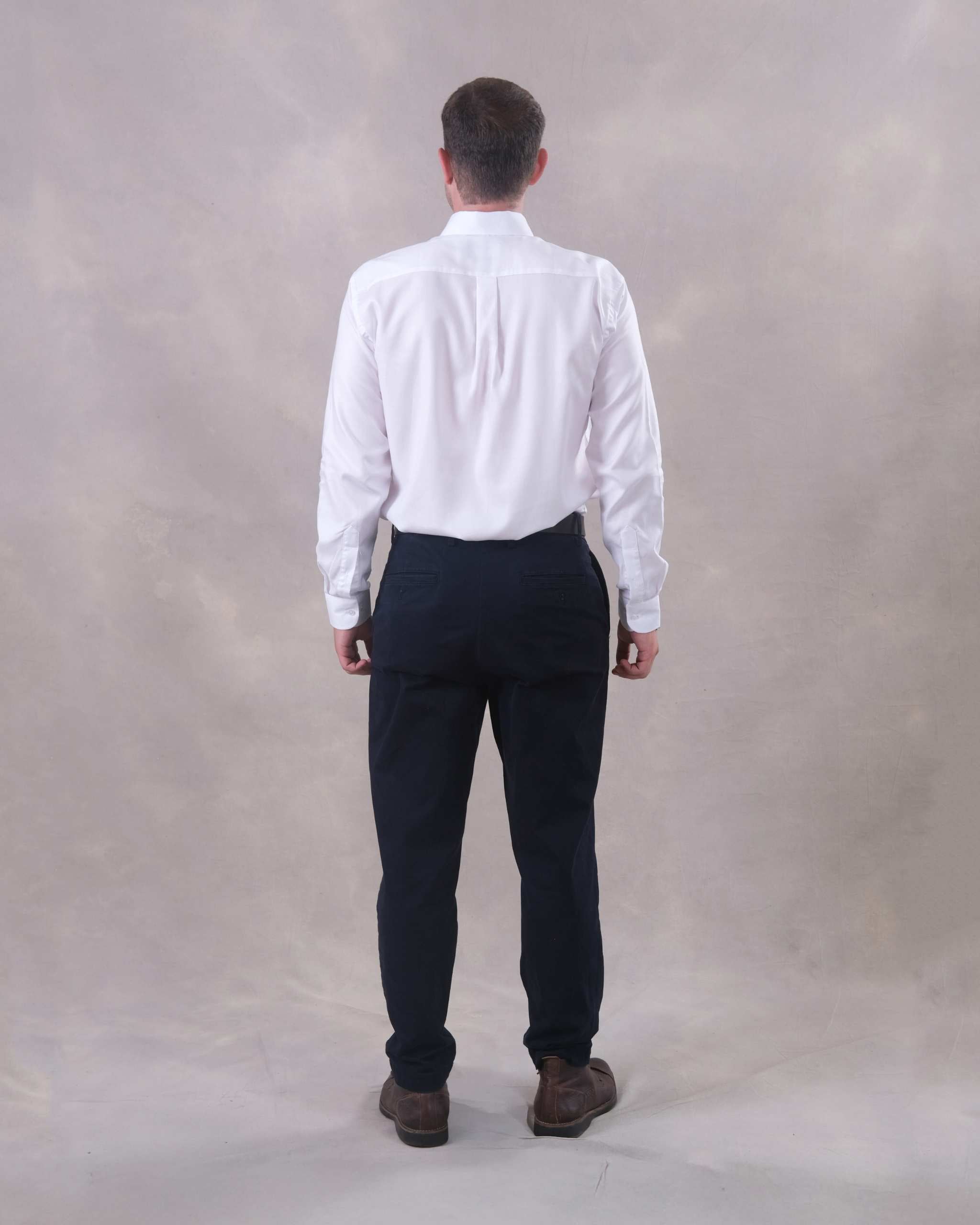 Camisa Blanca Oxford 100% Pima-Incluye Caja Premium Qenido