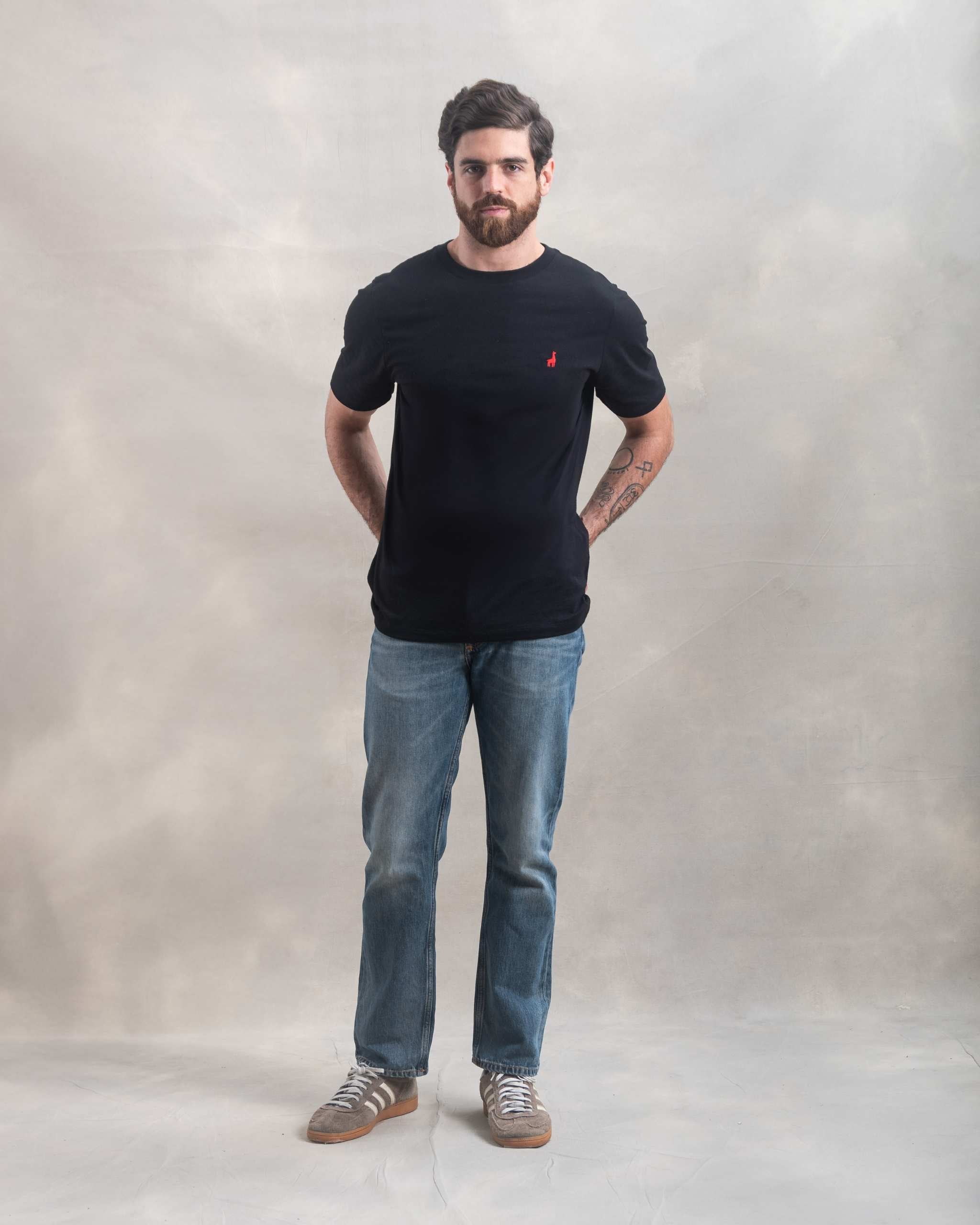 Polo Negro 100% Soft Pima