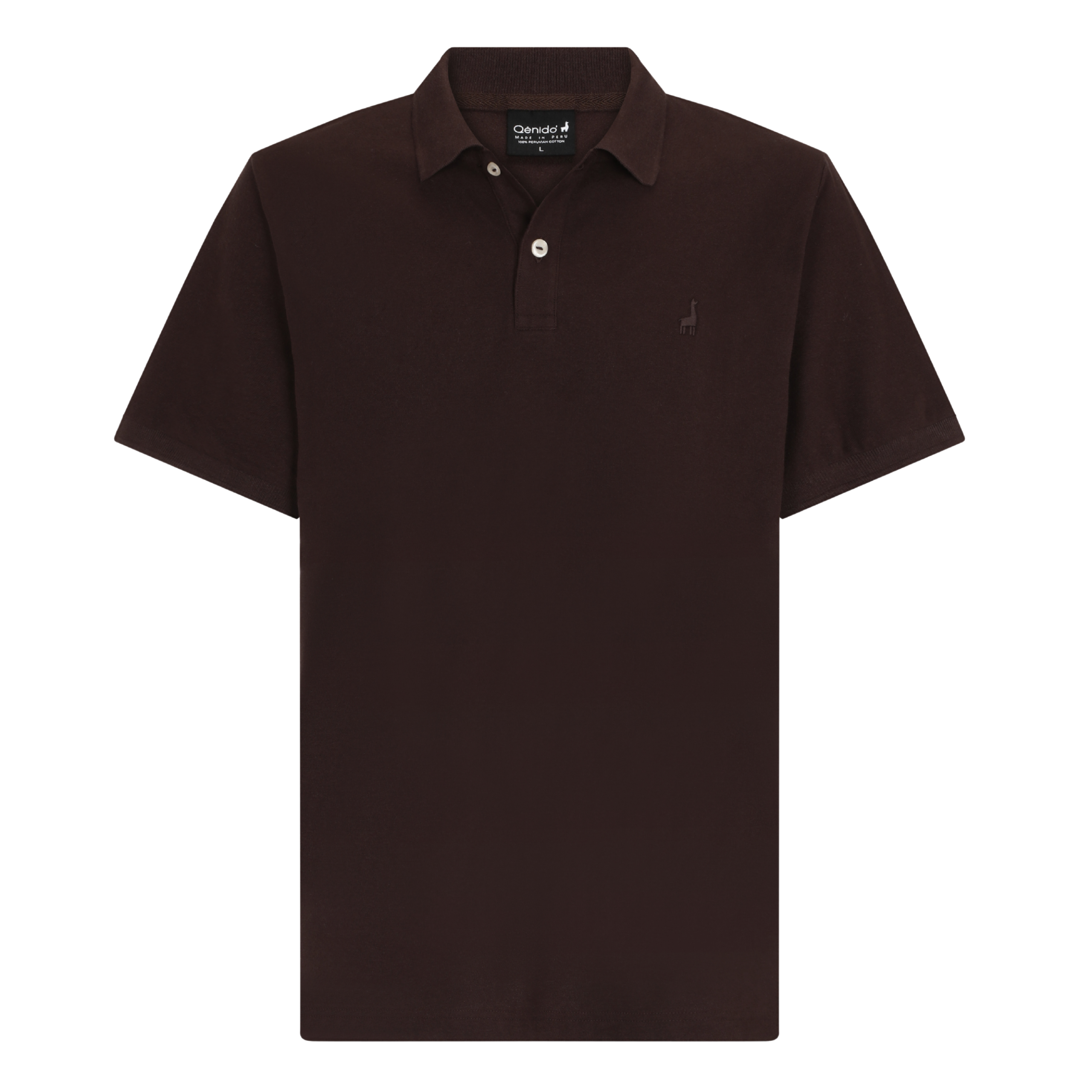 Polo Piqué Clásico Café