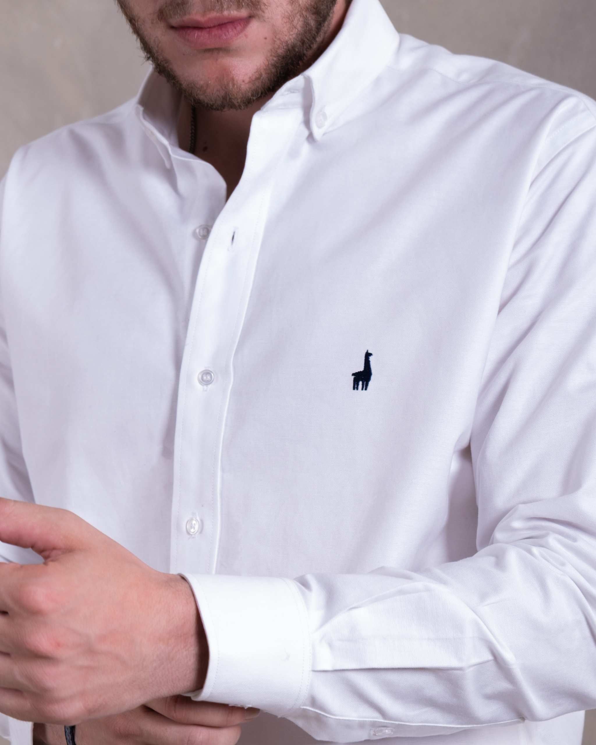 Camisa Blanca Oxford 100% Pima-(Preventa, recíbelo el 22 de Diciembre)