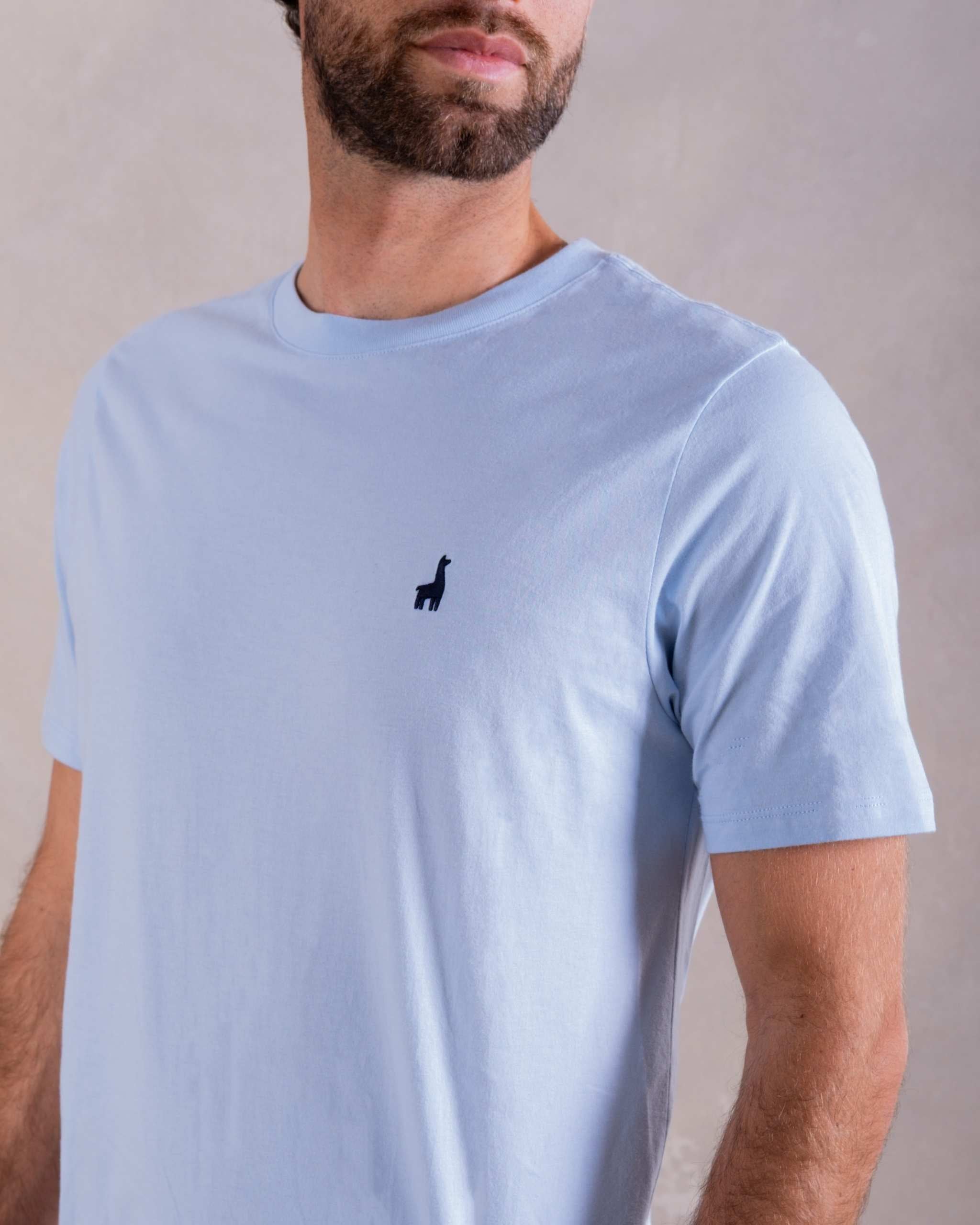 Polo Celeste 100% Soft Pima