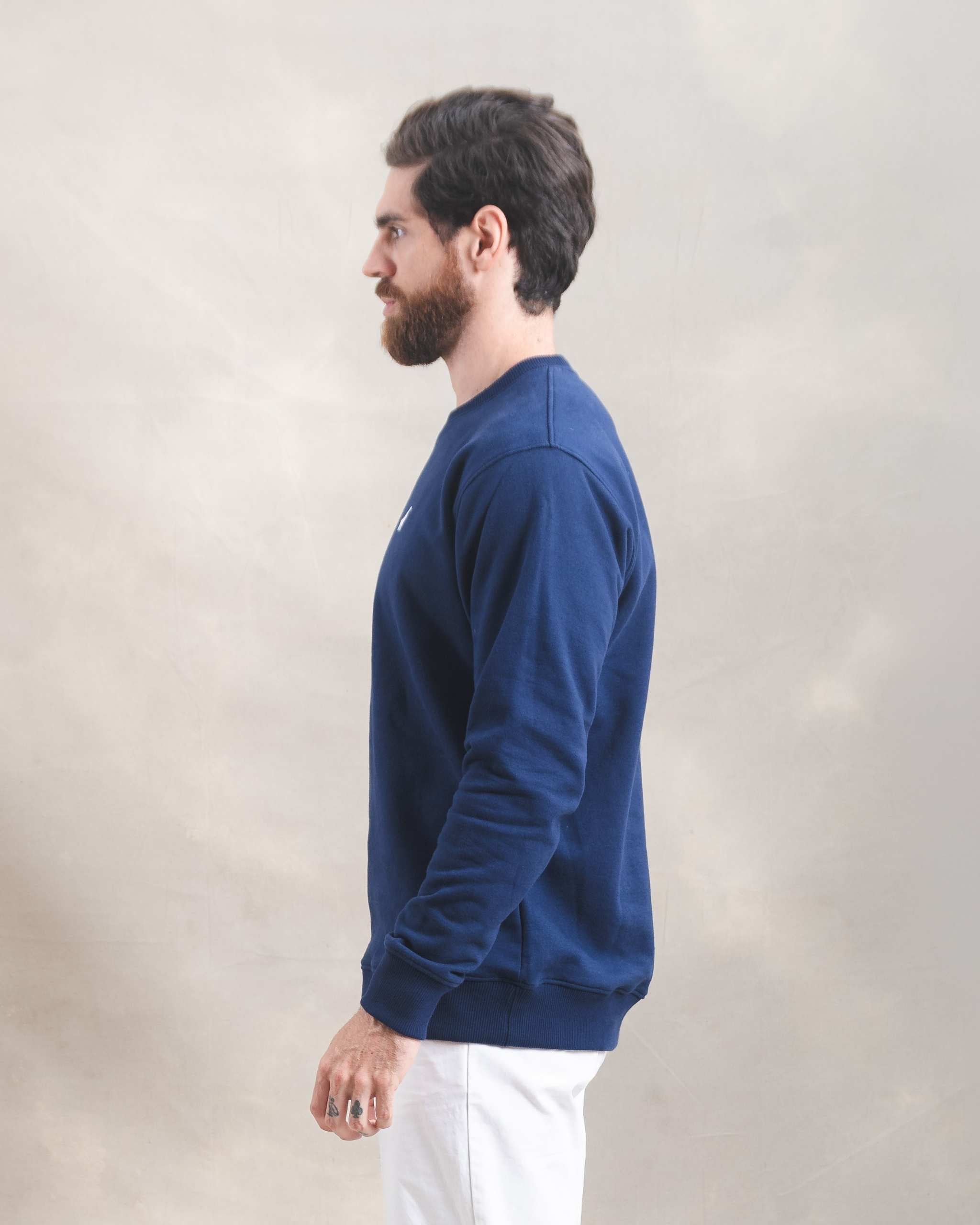 Polera Crewneck Azul