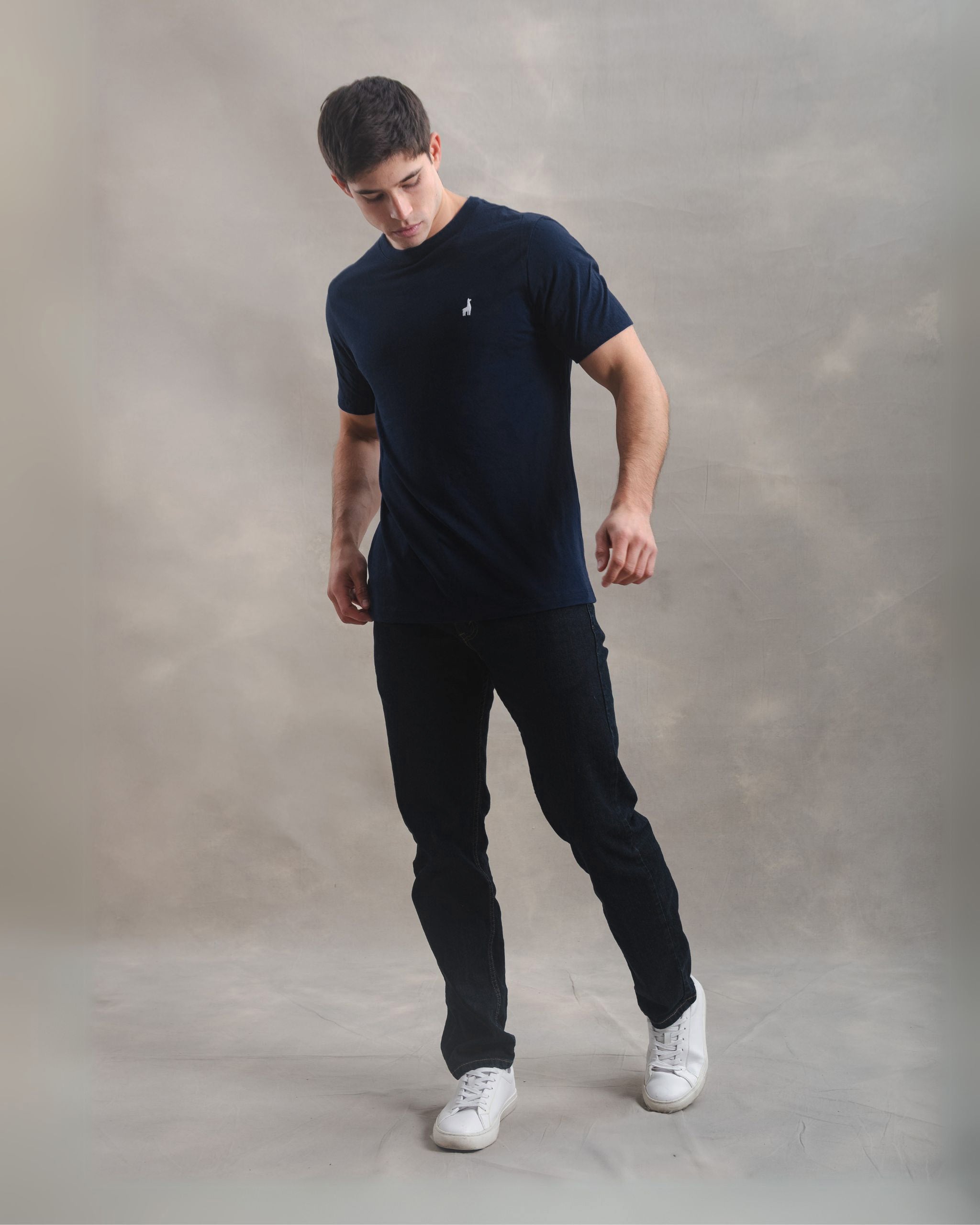 Polo Azul Marino 100% Soft Pima
