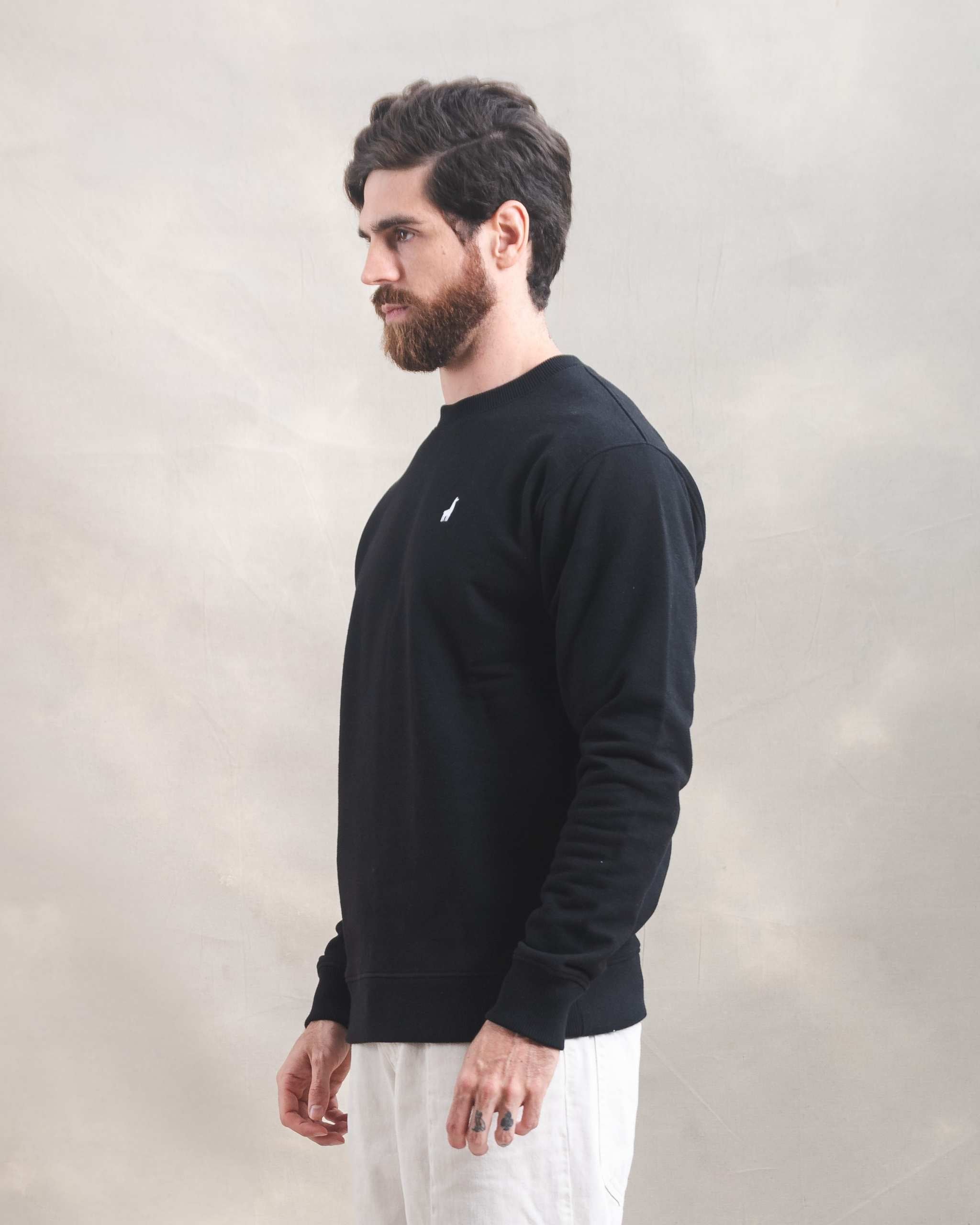 Polera Crewneck Negra