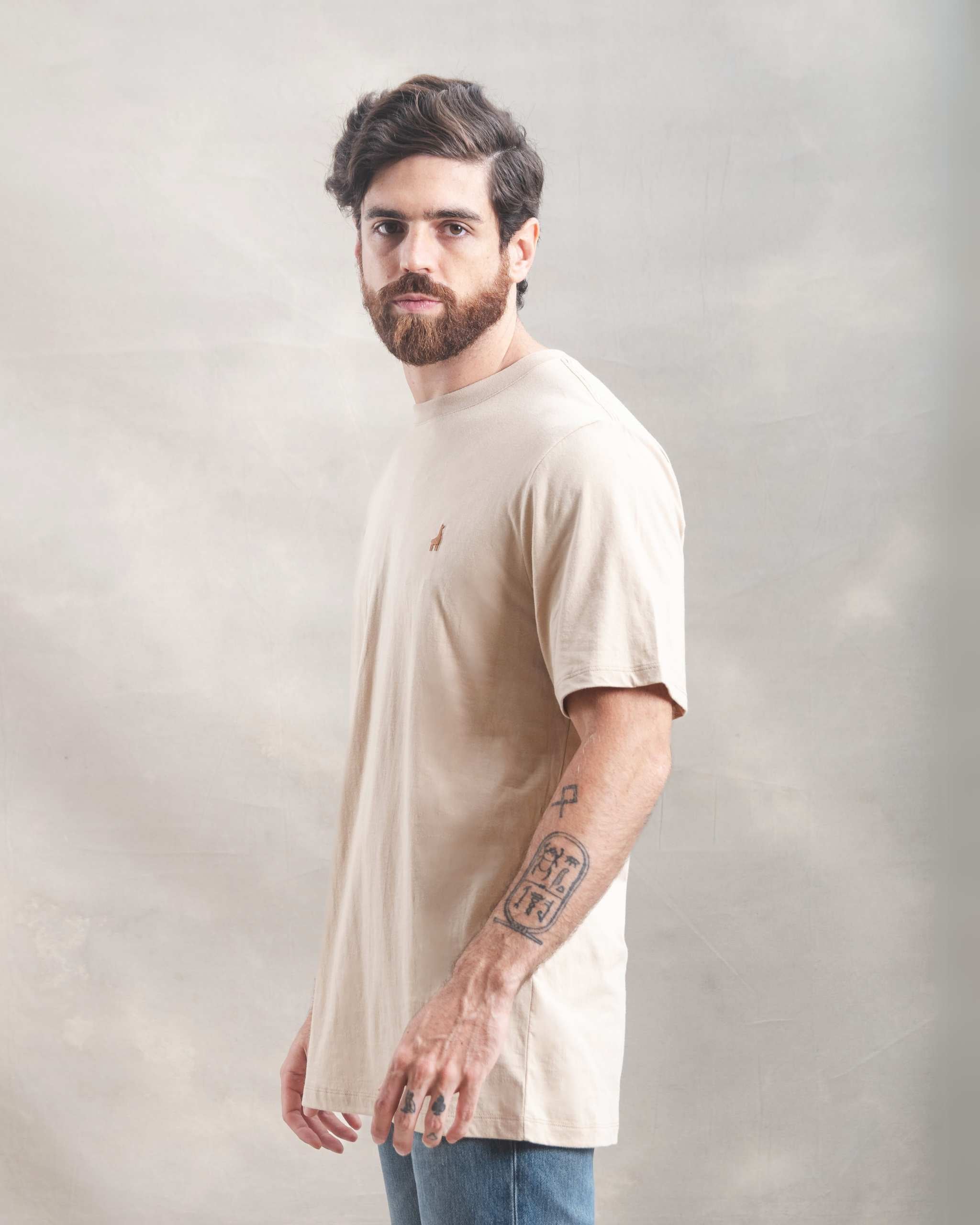 Polo Beige 100% Soft Pima