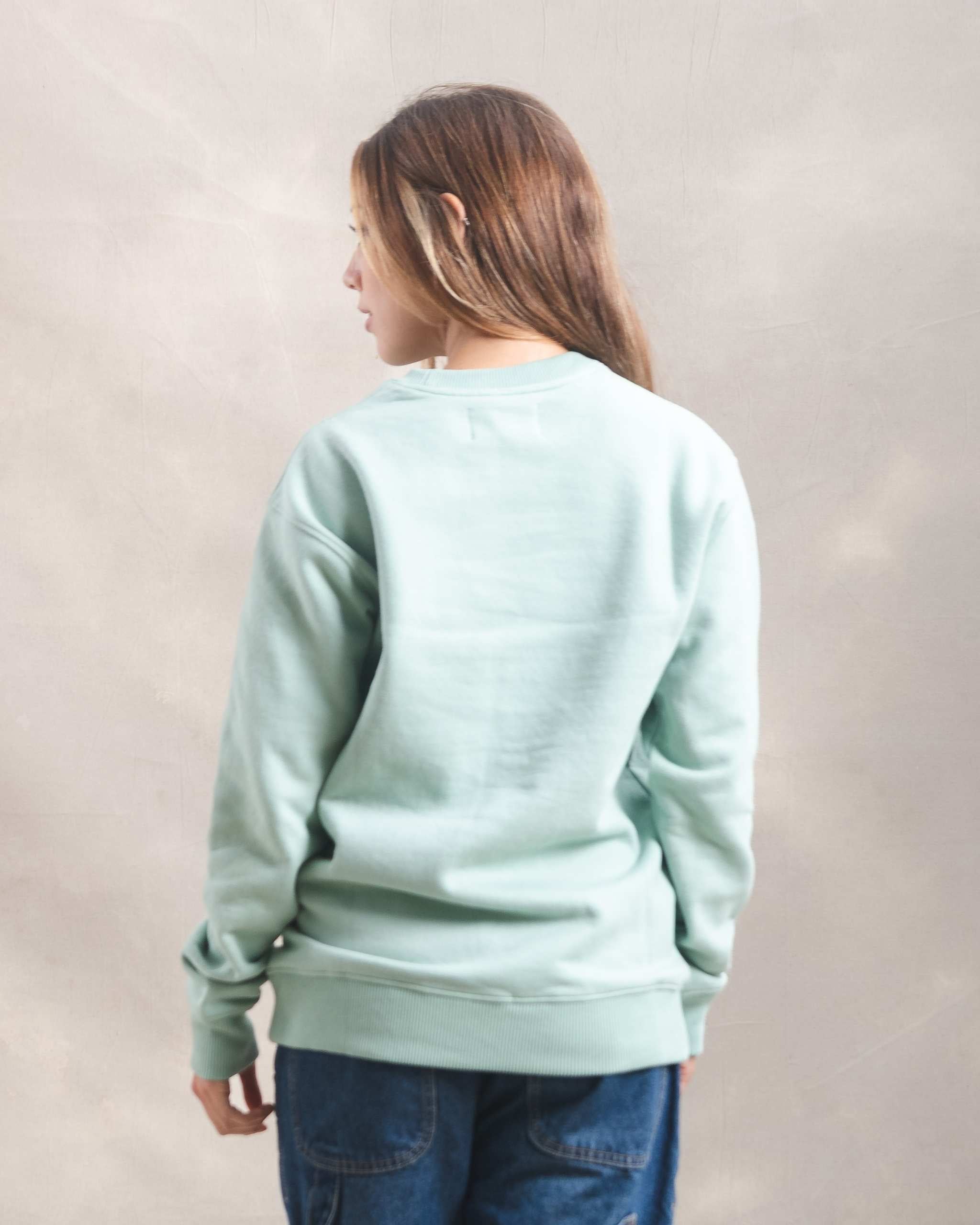 Polera Crewneck Oversize Menta