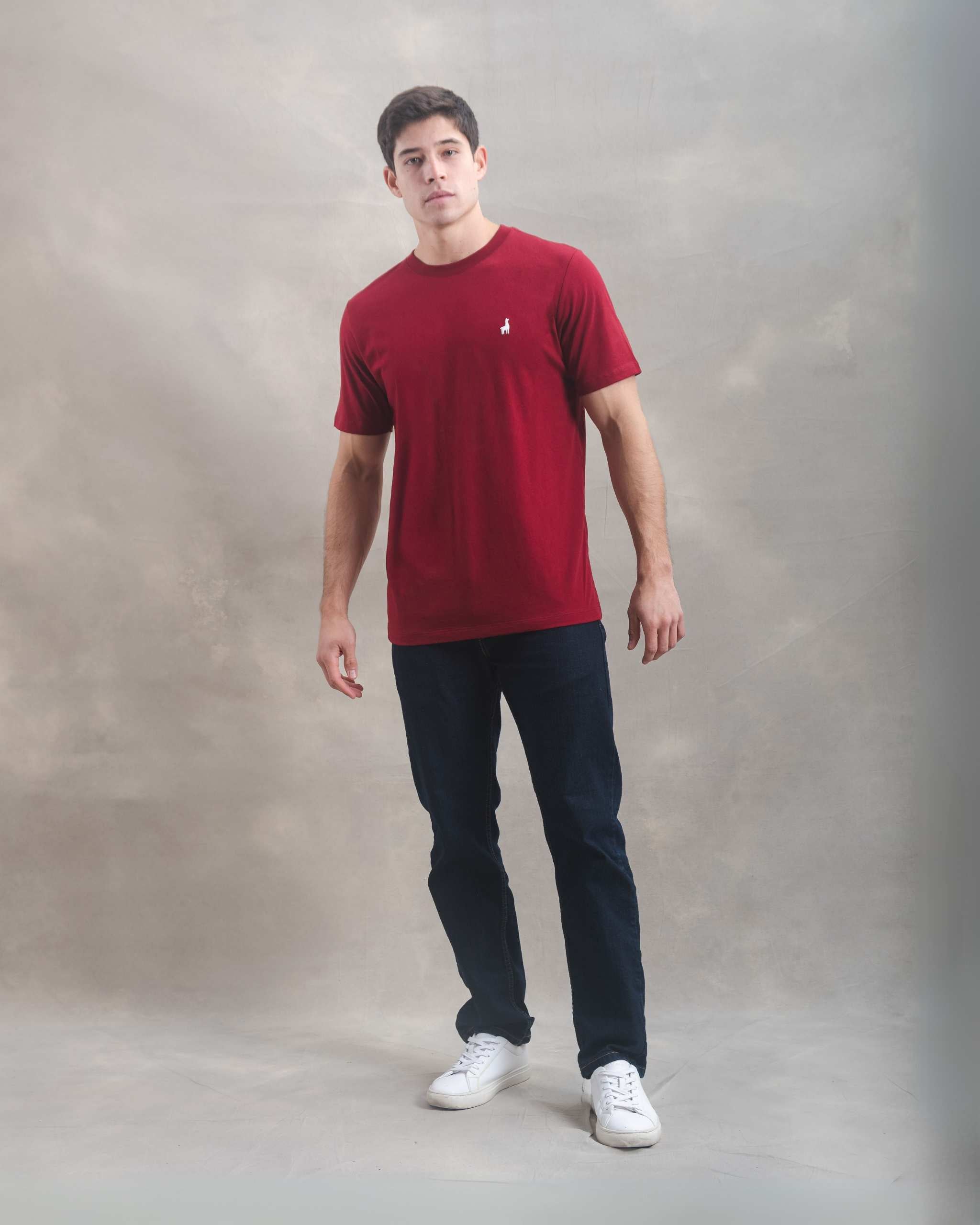 Polo Guinda 100% Soft Pima