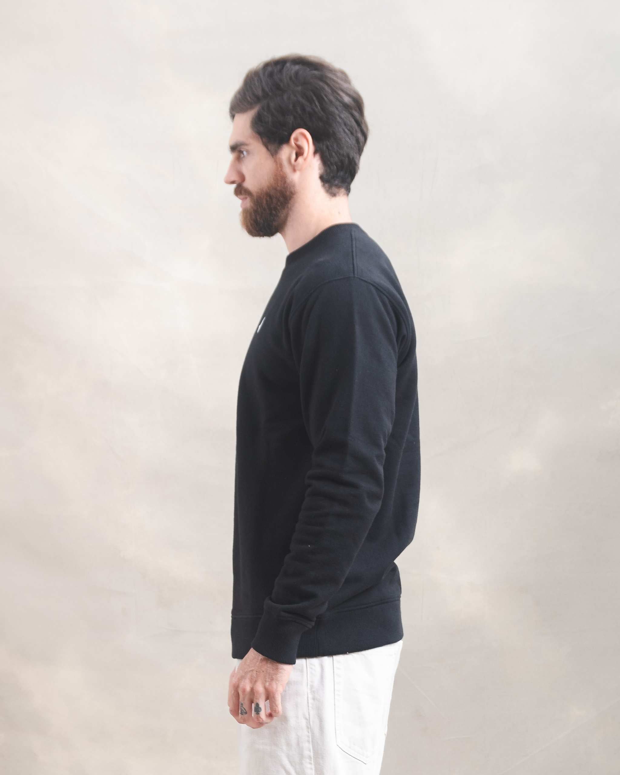 Polera Crewneck Negra