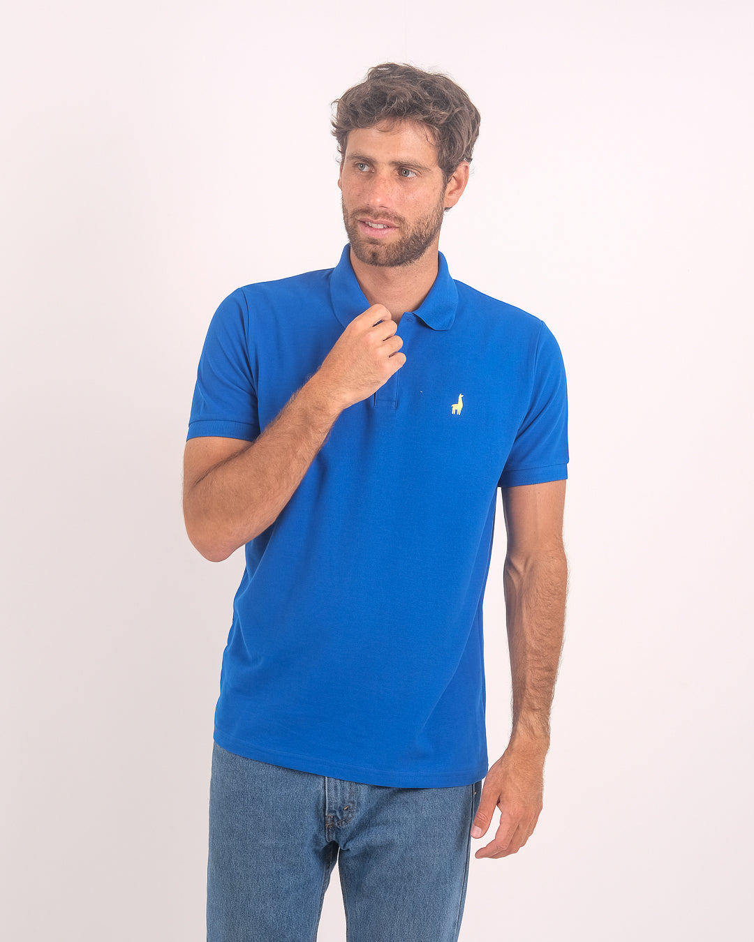 Polo Piqué Clásico Azulino