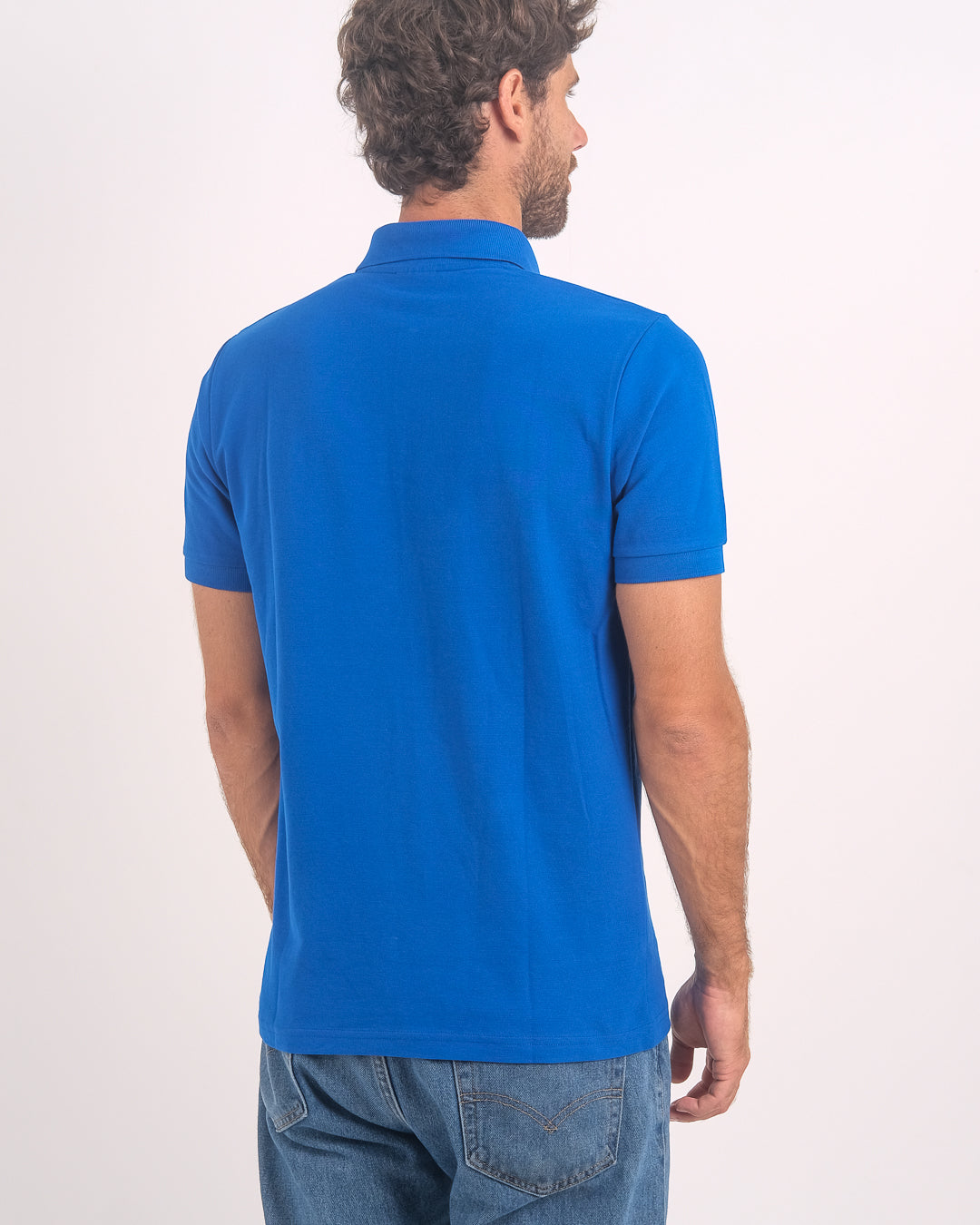 Polo Piqué Clásico Azulino