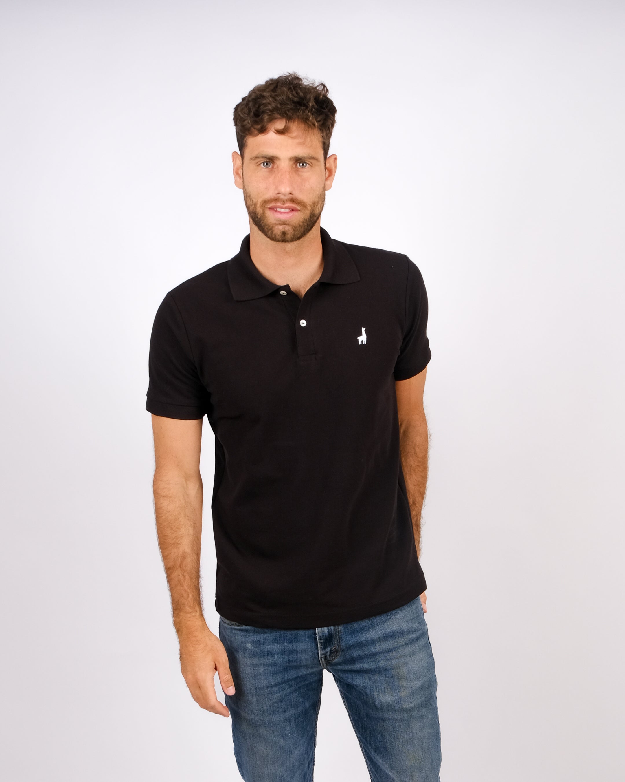 Polo Piqué Clásico Negro