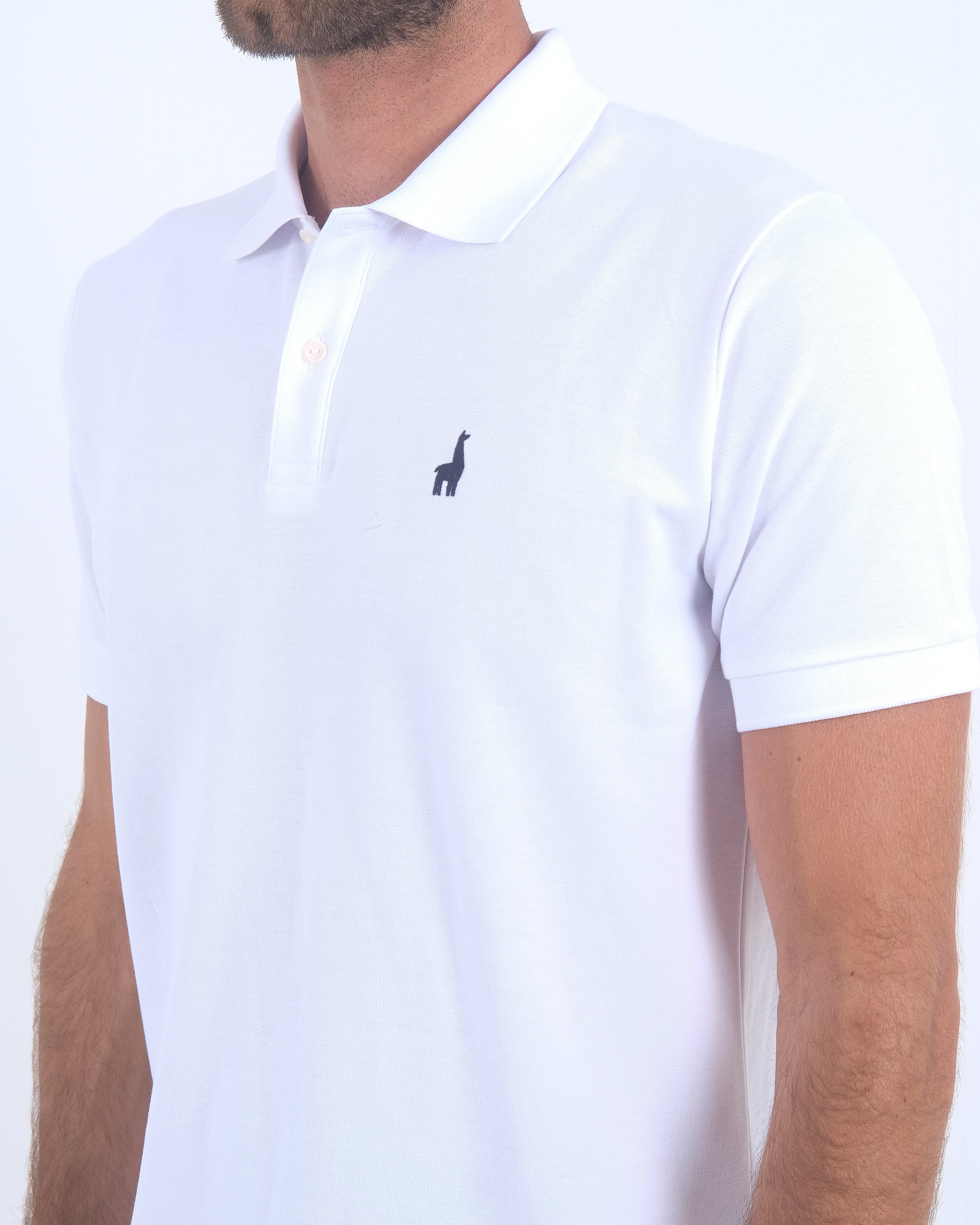 Polo Piqué Clásico Blanco