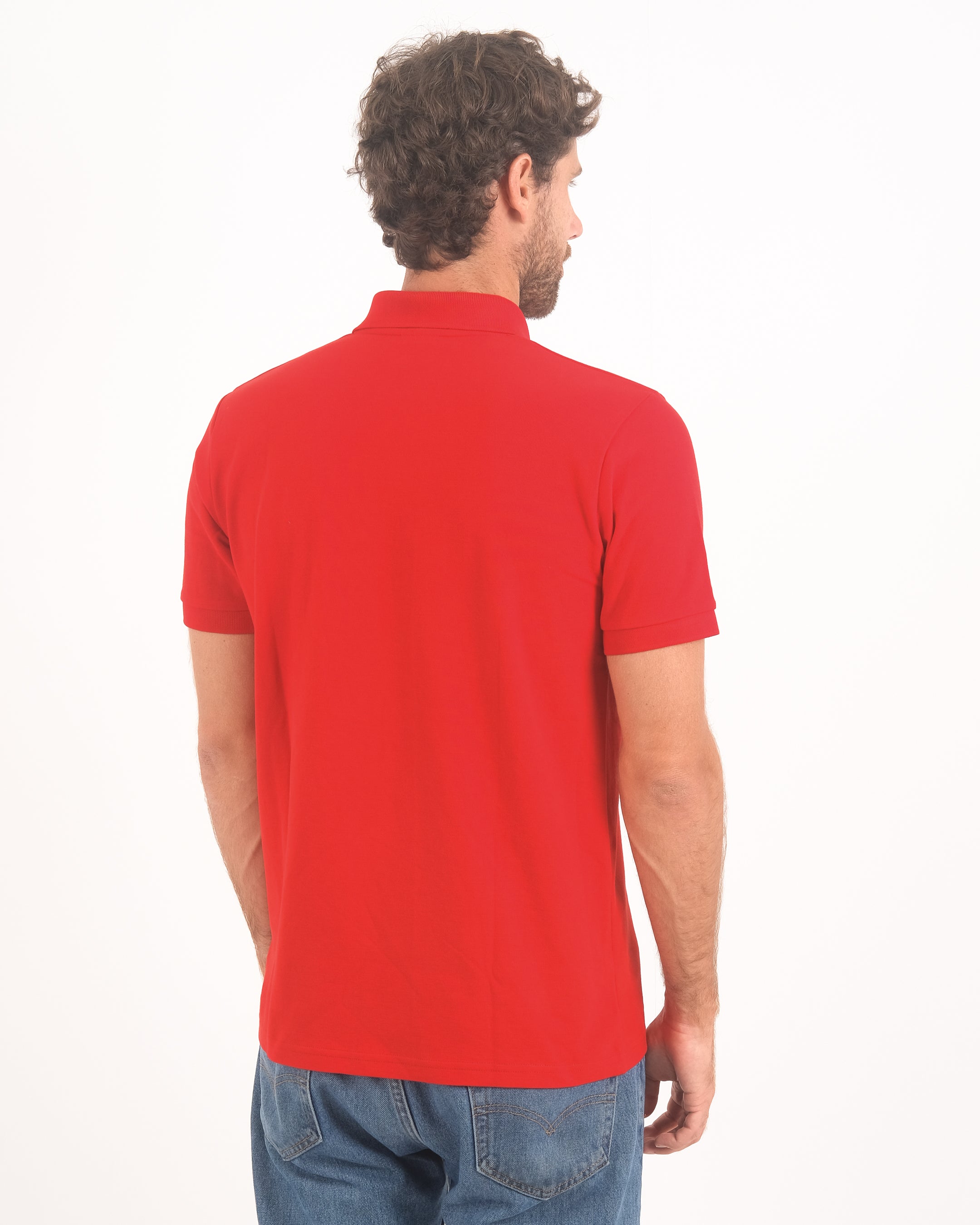 Polo Piqué Clásico Rojo