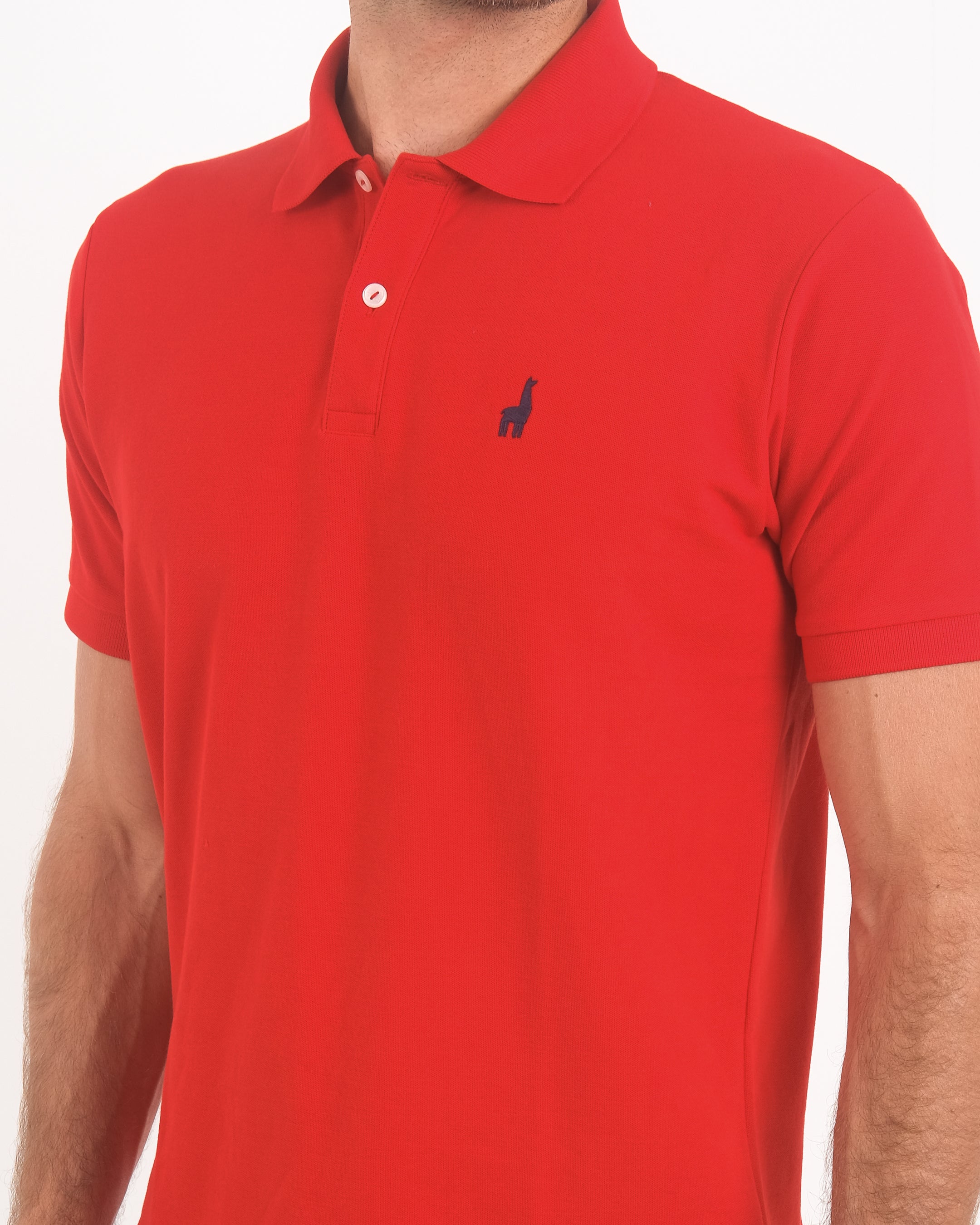 Polo Piqué Clásico Rojo