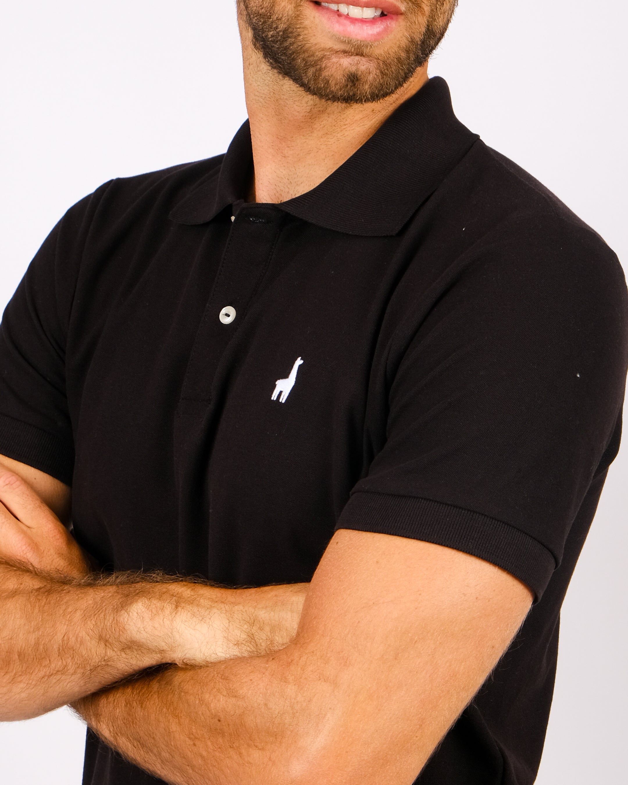 Polo Piqué Clásico Negro