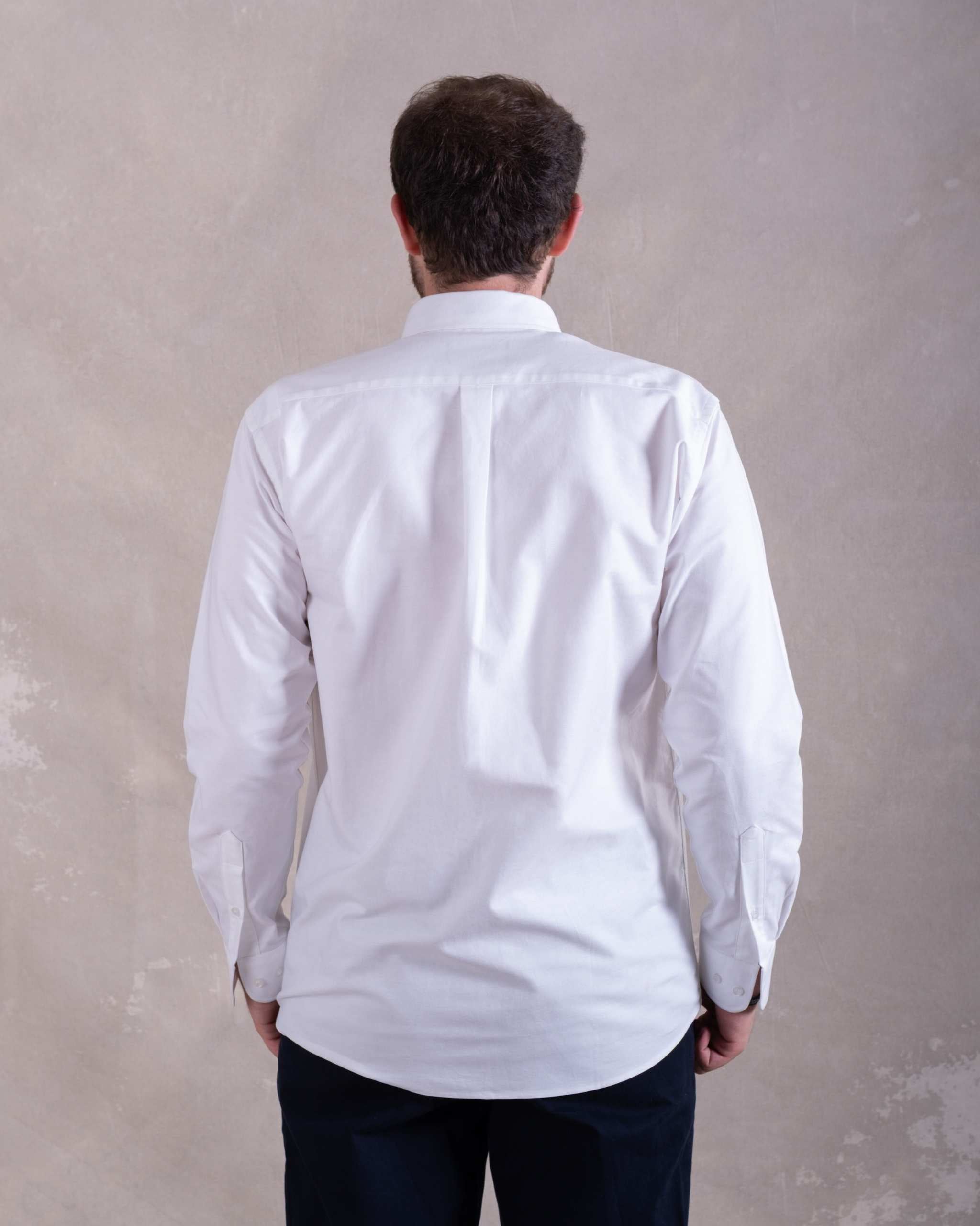 Camisa Blanca Oxford 100% Pima-(Preventa, recíbelo el 22 de Diciembre)