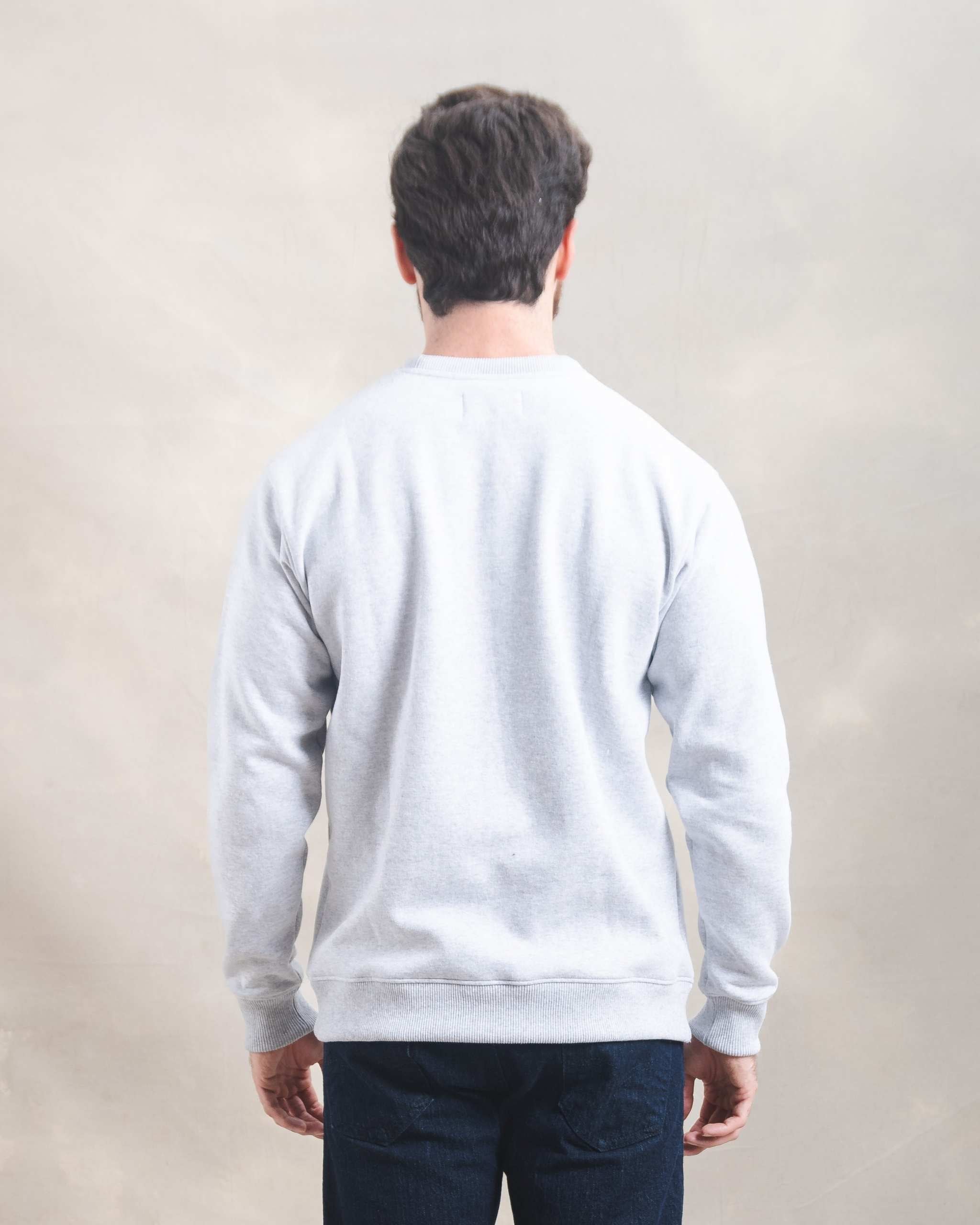 Polera Crewneck Gris Melange