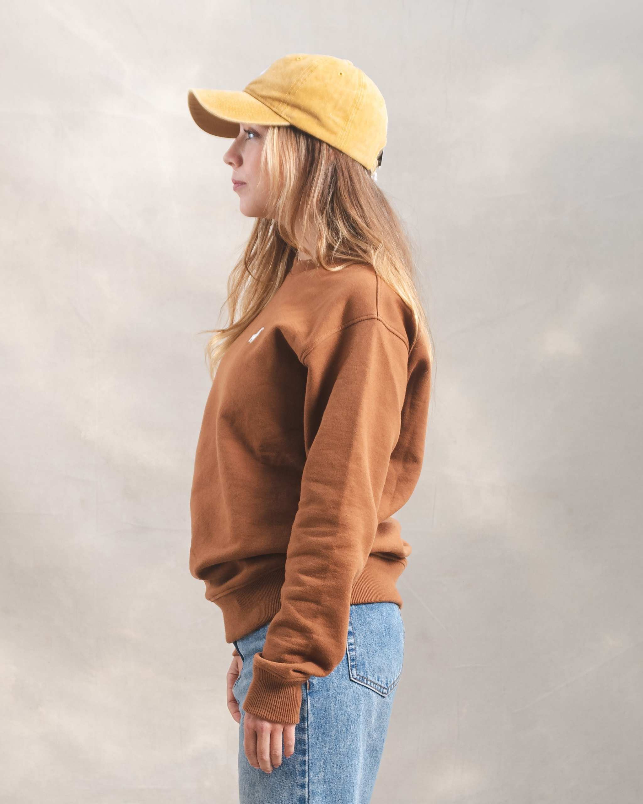Polera Crewneck Oversize Camel