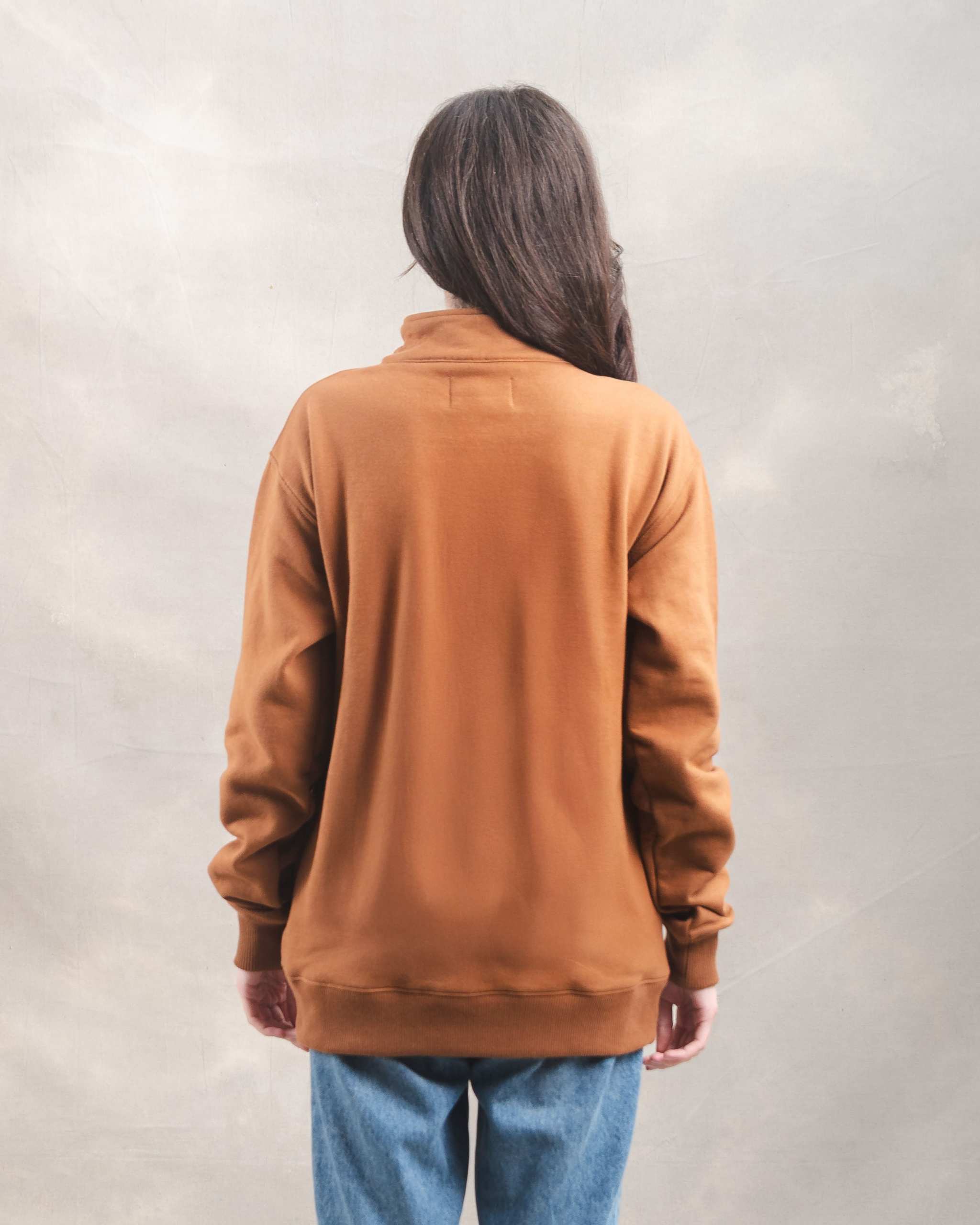 Polera Quarter Zip Camel