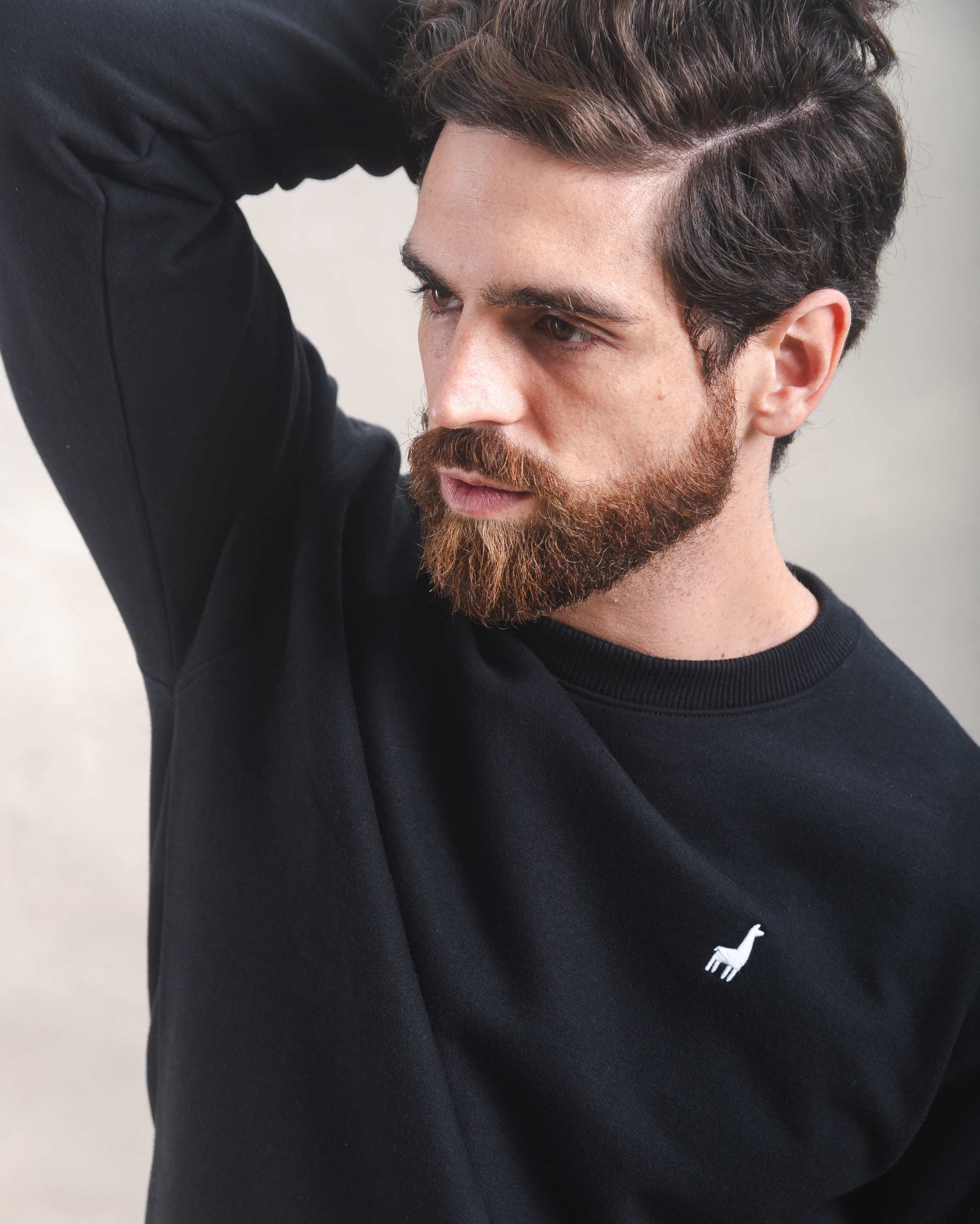 Polera Crewneck Negra