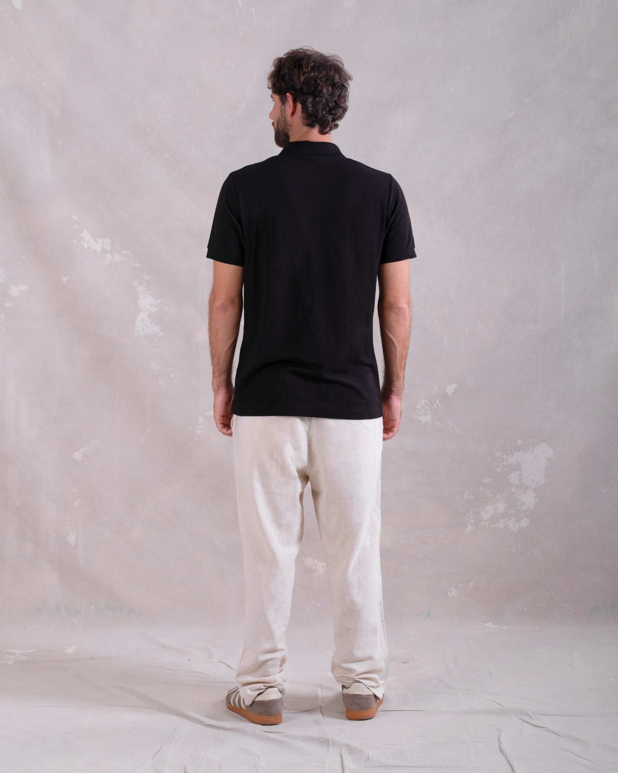 Polo Piqué All Black