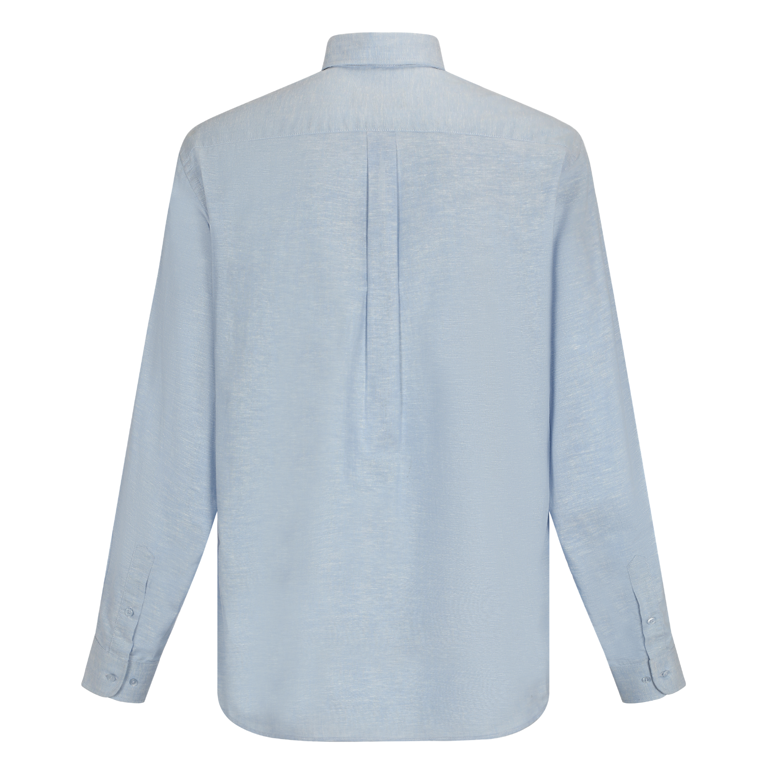 Camisa Pima Lino Celeste-Incluye Caja Premium Qenido