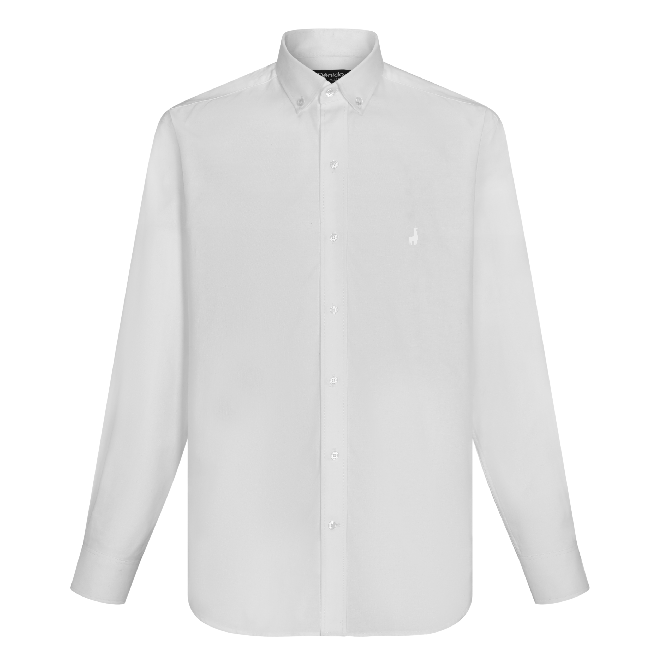 Camisa Blanca Oxford 100% Pima-Incluye Caja Premium Qenido