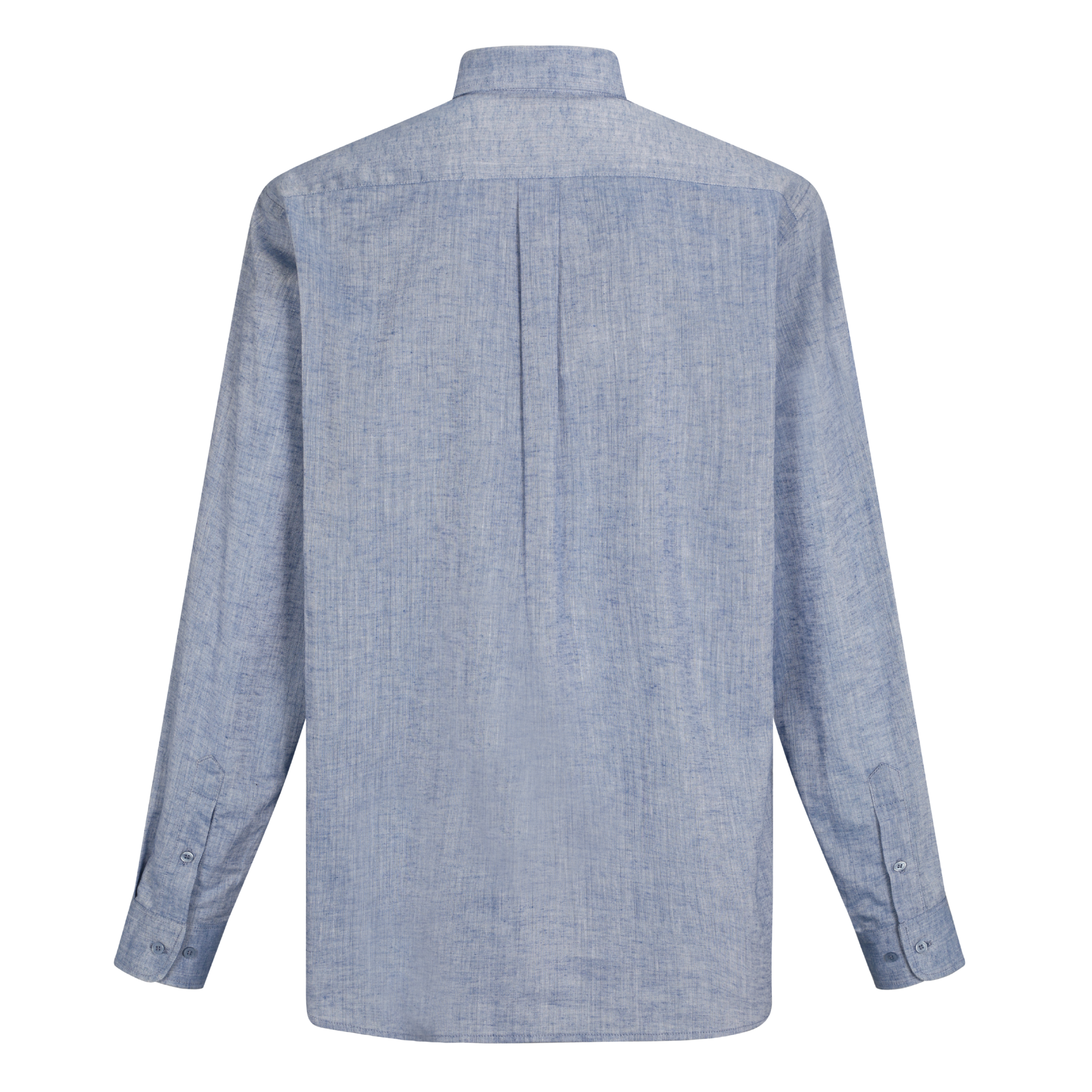 Camisa Pima Lino Azul-(Preventa, entrega el 22 de Diciembre)