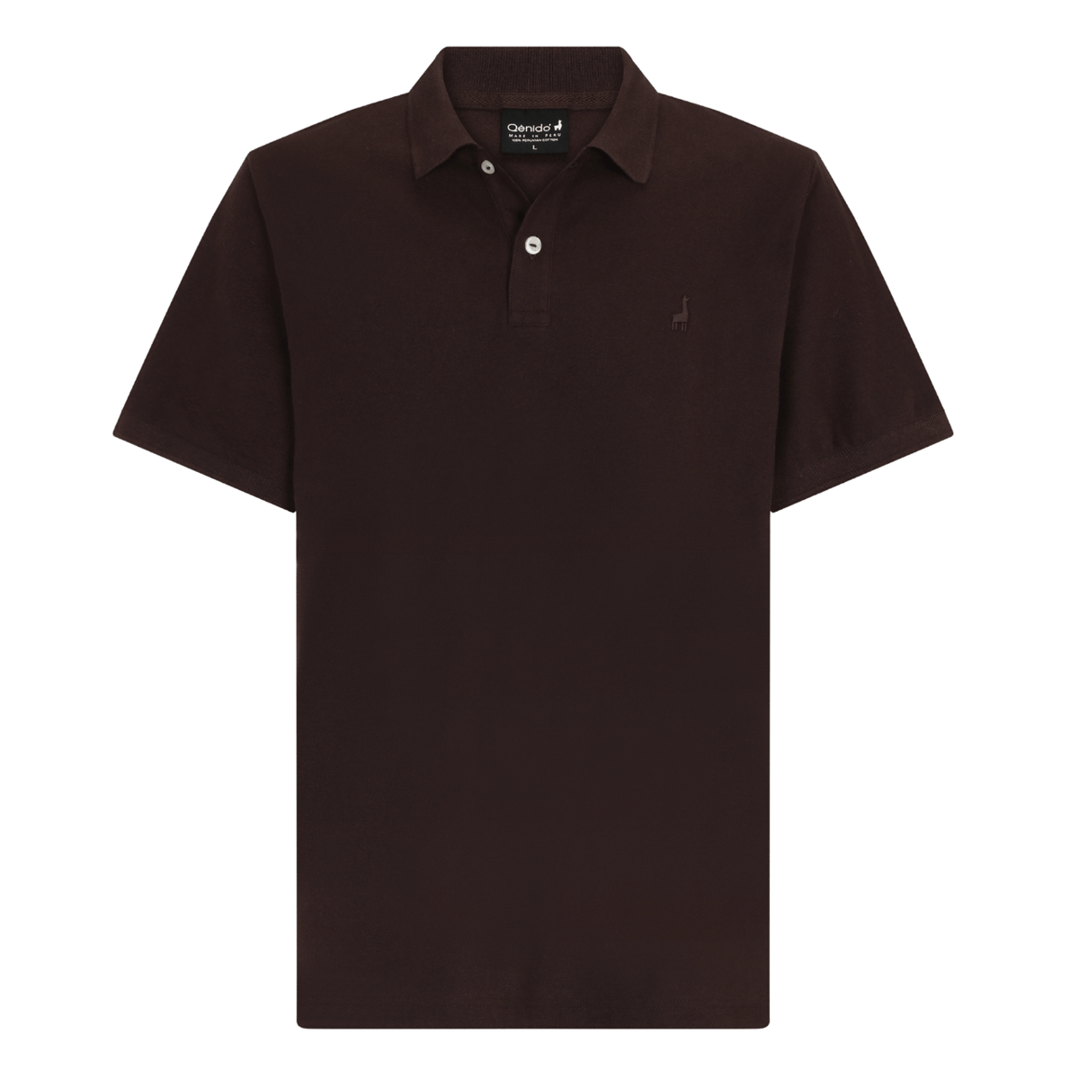 Polo Piqué Clásico Café