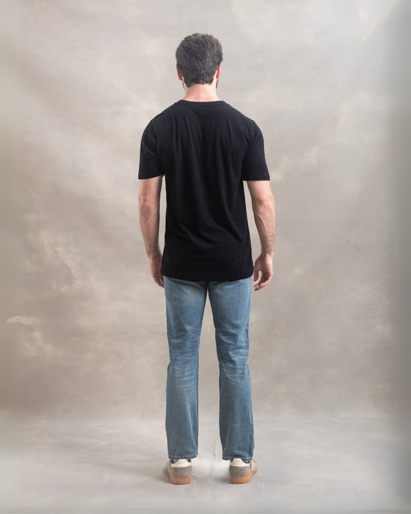Polo Negro 100% Soft Pima