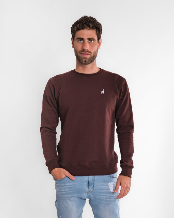 Polera Crewneck Marrón