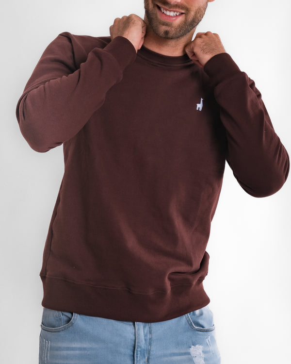 Polera Crewneck Marrón