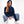 Polera Hoodie Oversize Azul