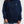 Polera Zip Hoodie Oversize Azul Clásico