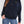 Polera Zip Hoodie Oversize Azul Marino