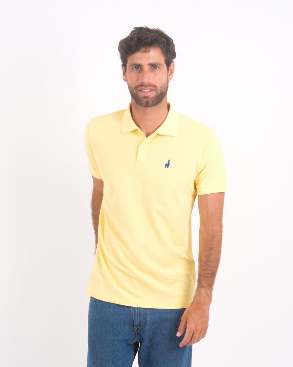 Polo Piqué Clásico Amarillo