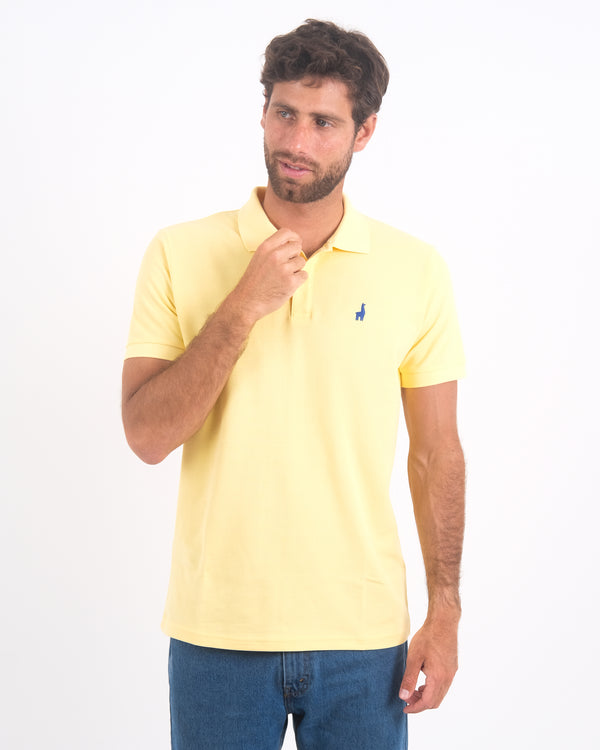 Polo Piqué Clásico Amarillo