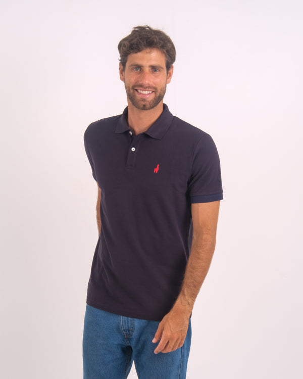 Polo Piqué Clásico Azul Marino