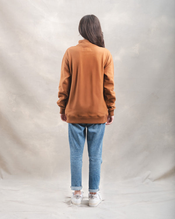 Polera Quarter Zip Camel