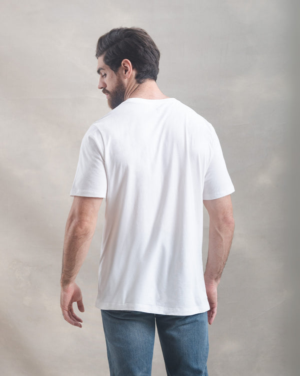 Polo Blanco Marfil 100% Soft Pima