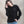 Polera Crewneck Oversize Negra