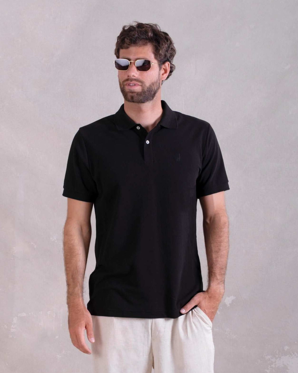 Polo Piqué All Black
