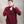 Polera Quarter Zip Guinda