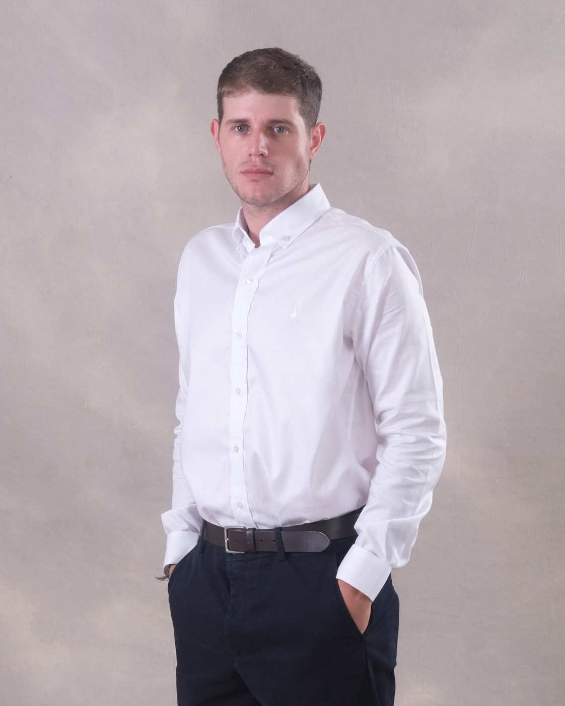 Camisa Blanca Oxford 100% Pima Qénido