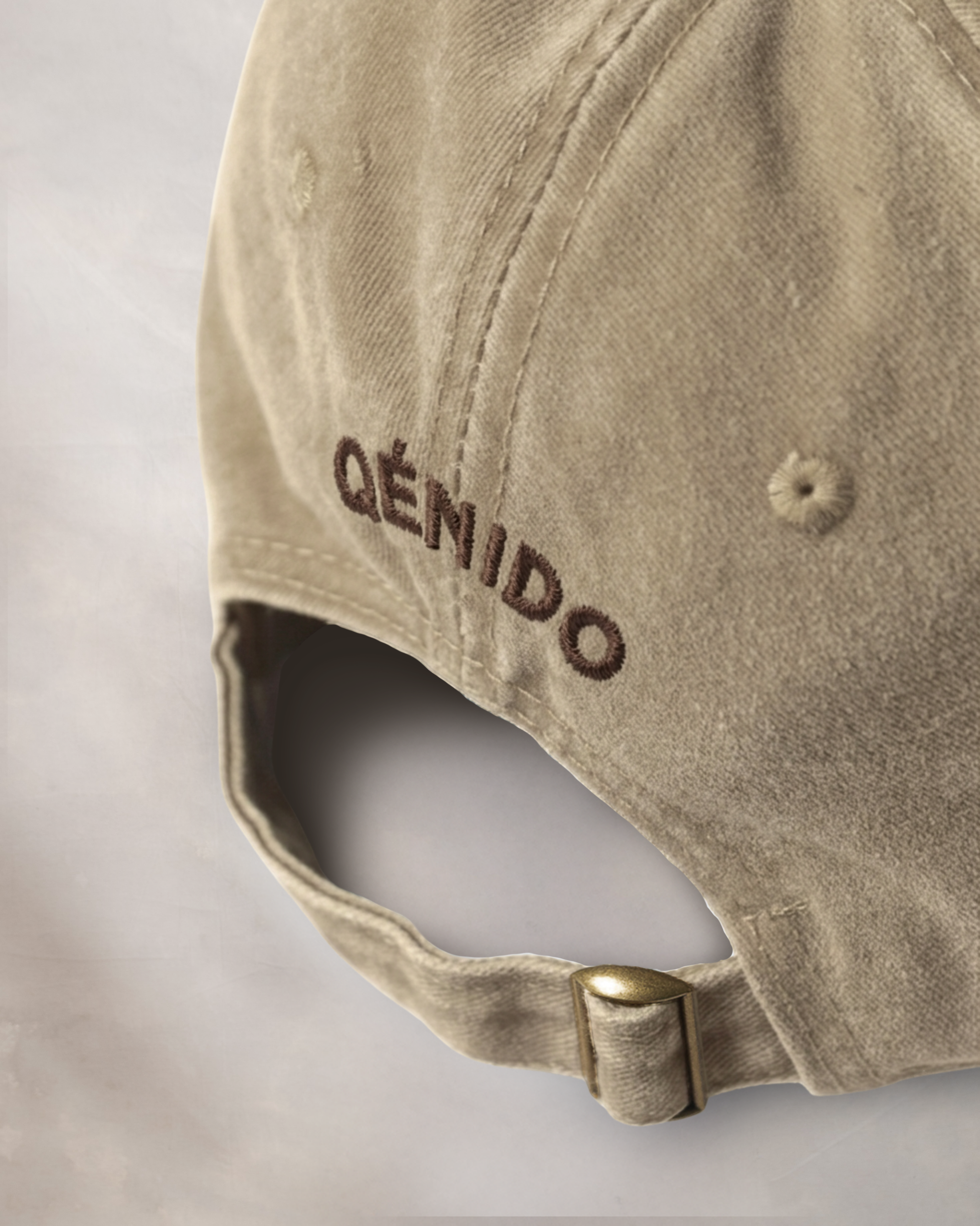 Gorra Beige Brown Qénido
